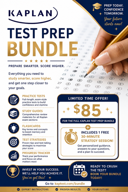 Kaplan Test Prep Bundle